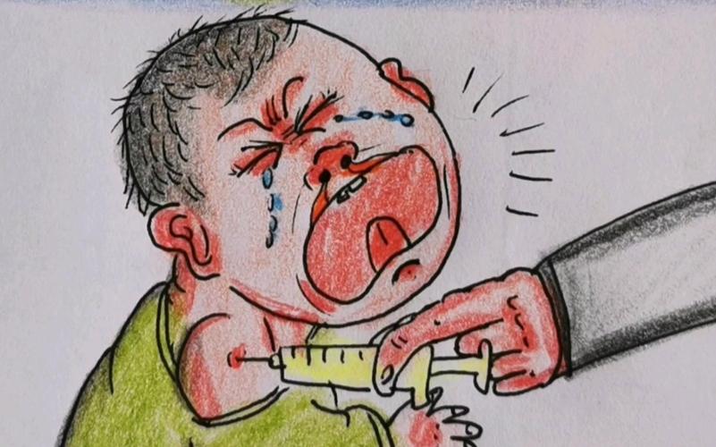 小孩打针前后搞笑图_小孩打针前后对比图，哭闹变欢笑，分享趣事缓解紧张